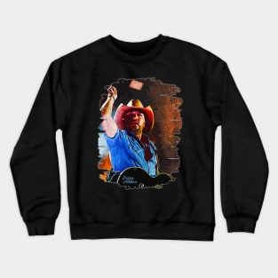 Jason aldean \\ Brush Art Crewneck Sweatshirt